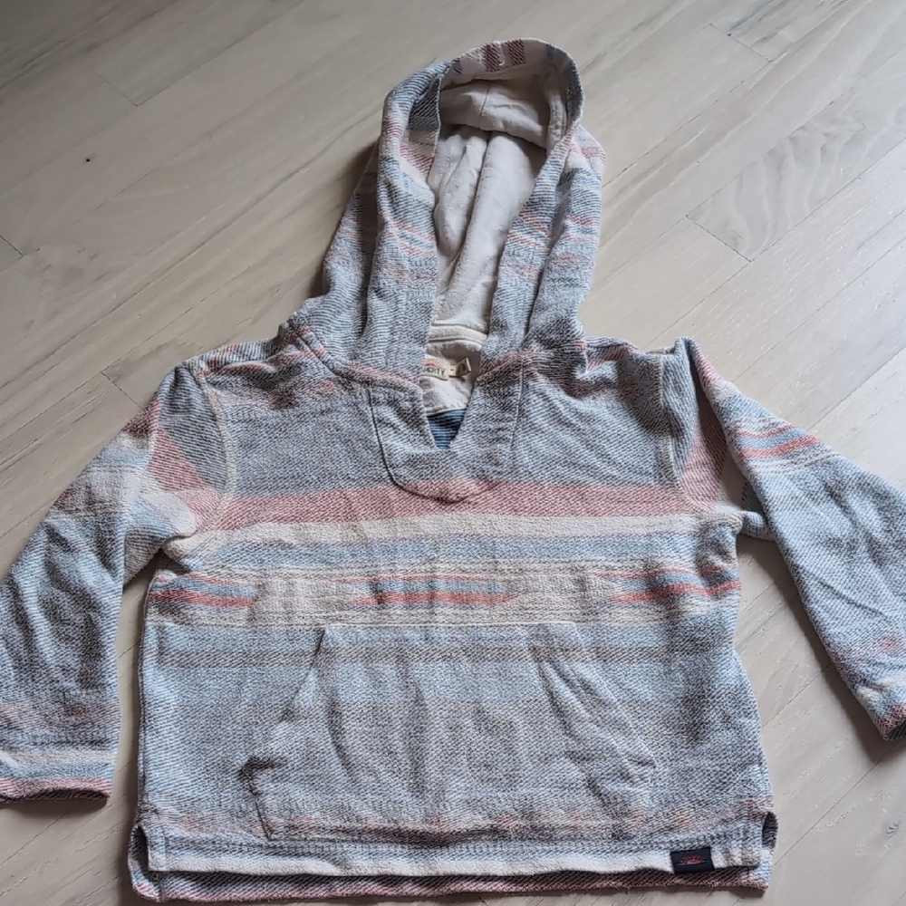 Faherty Striped Hoodie Sweatshirt